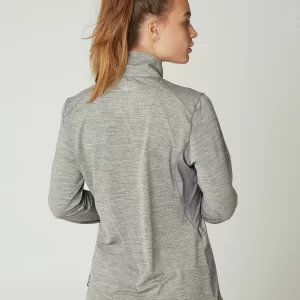 Protest 1/4 Fleece “ PRTSENNA In Dark Grey Melee 15