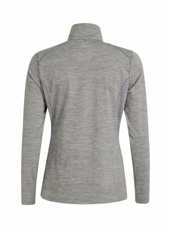 Protest 1/4 Fleece “ PRTSENNA In Dark Grey Melee 6