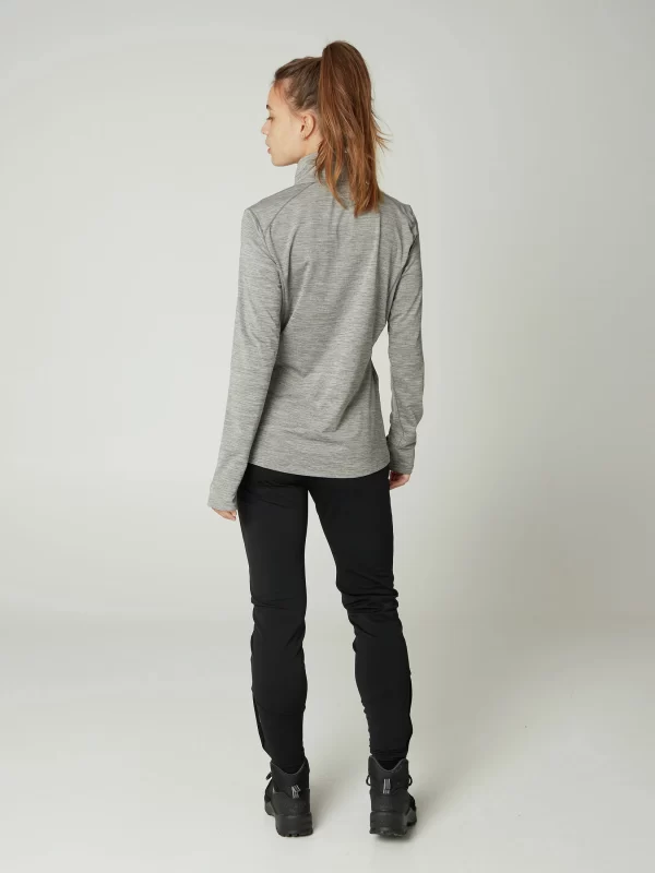 Protest 1/4 Fleece “ PRTSENNA In Dark Grey Melee 8