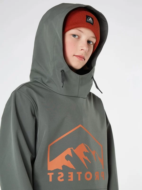 Protest Anorak “ PRTCLEYTON JR In Huntergreen 6