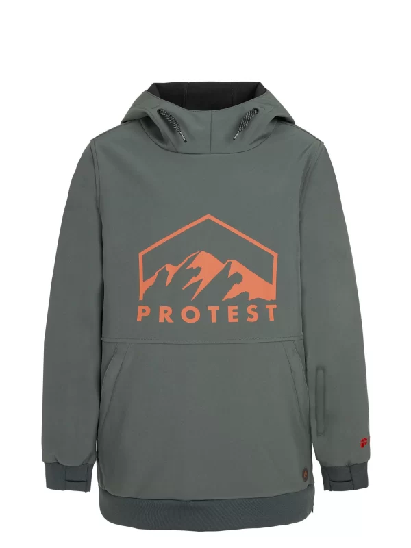 Protest Anorak “ PRTCLEYTON JR In Huntergreen 1