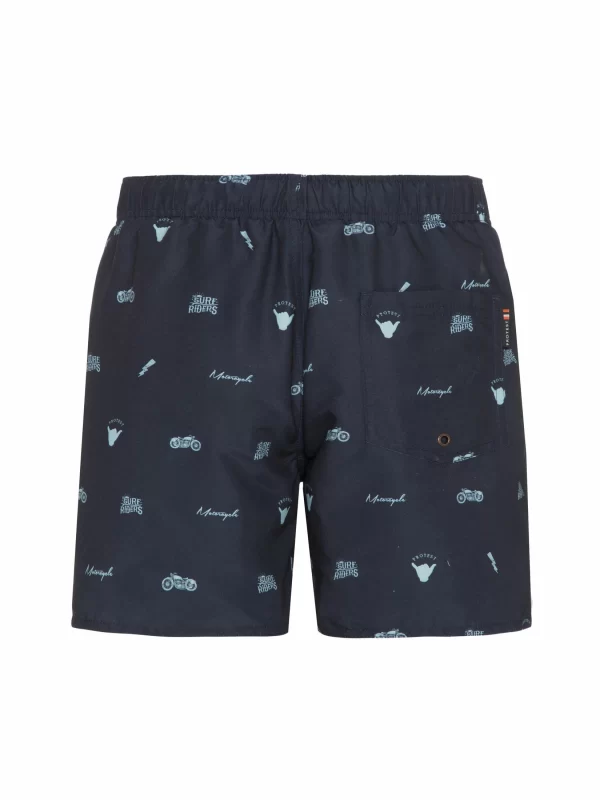 Protest Beachshort “ PRTDENNIS JR In Night Skyblue 3