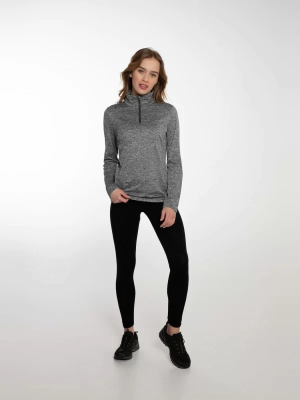 Protest Fleece “ FABRIZM In Dark Grey Melee 4