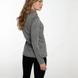 Protest Fleece “ FABRIZM In Dark Grey Melee 15