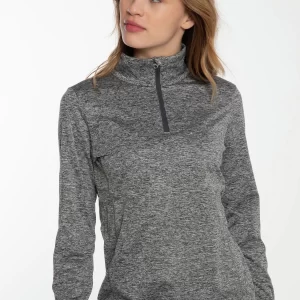 Protest Fleece “ FABRIZM In Dark Grey Melee 19