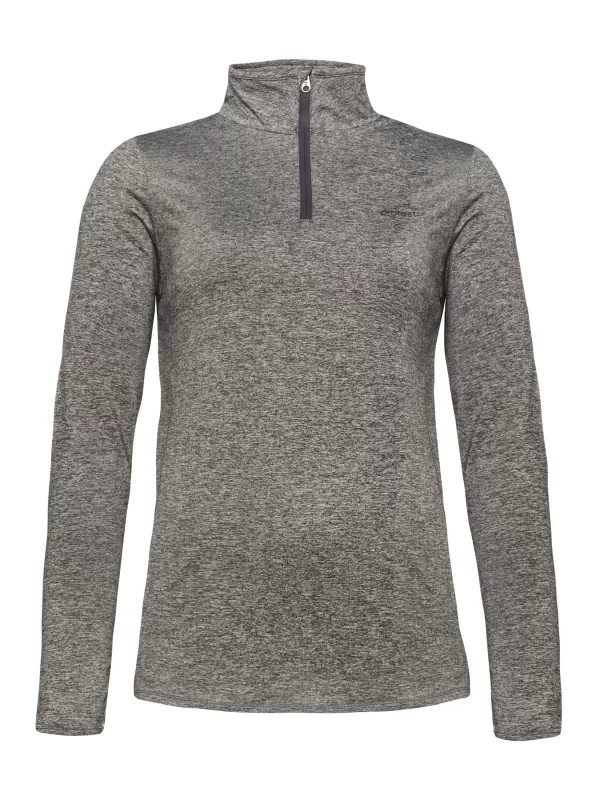 Protest Fleece “ FABRIZM In Dark Grey Melee 1