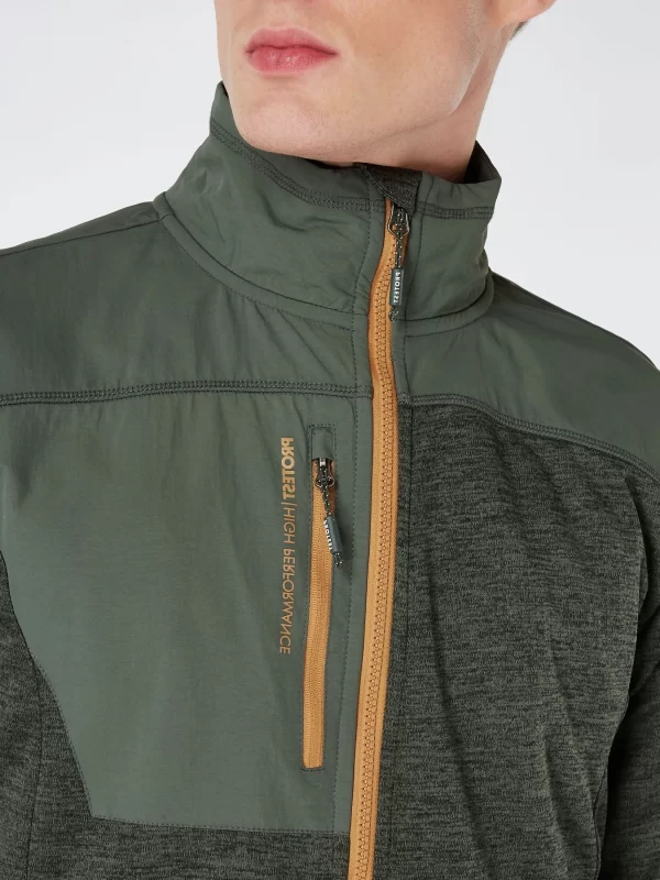 Protest Full Zip Top “ PRTHAMMEREN In Huntergreen 6