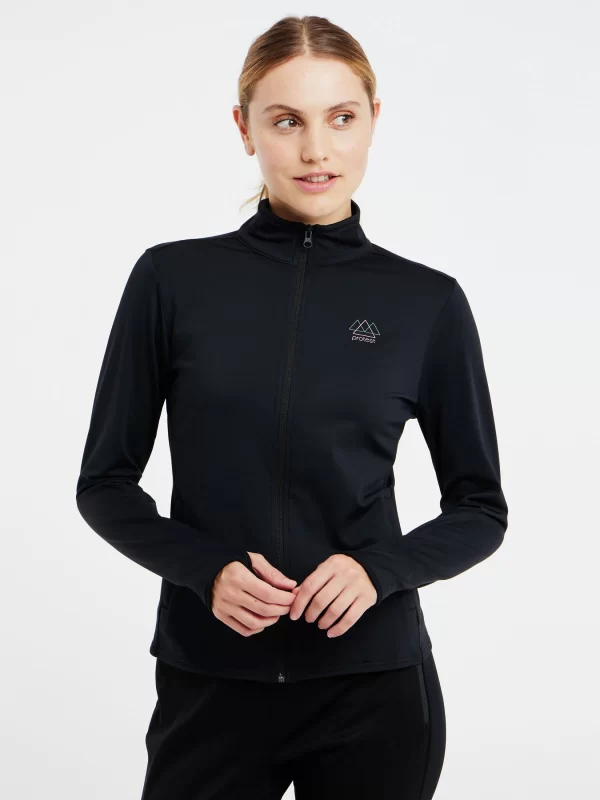 Protest Full Zip Top “ PRTPEEPAL In True Black 3