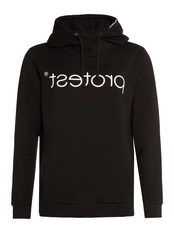 Protest Hoodie “ CLASSIC LOGO HOODY In True Black 1