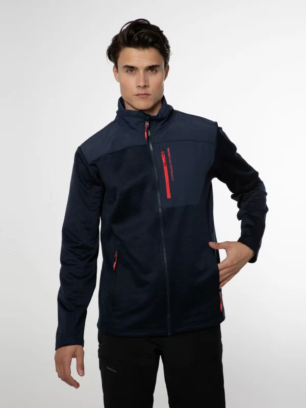 Protest Hoodie Mit Reißverschluss “ HAMMEREN In Deep Ocean 3
