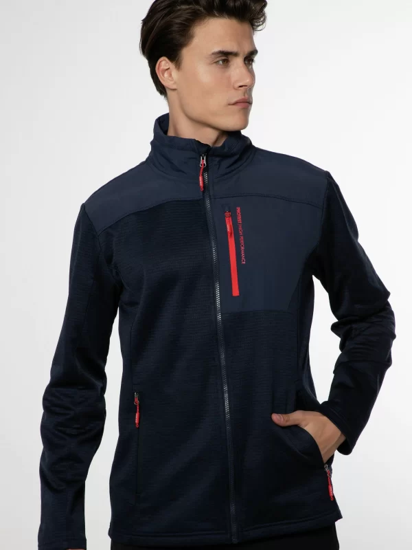 Protest Hoodie Mit Reißverschluss “ HAMMEREN In Deep Ocean 7