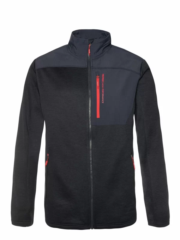 Protest Hoodie Mit Reißverschluss “ HAMMEREN In Deep Ocean 1