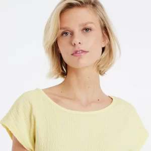 Protest T-shirt “ PRTBOREAL In MacaroonYellow 19