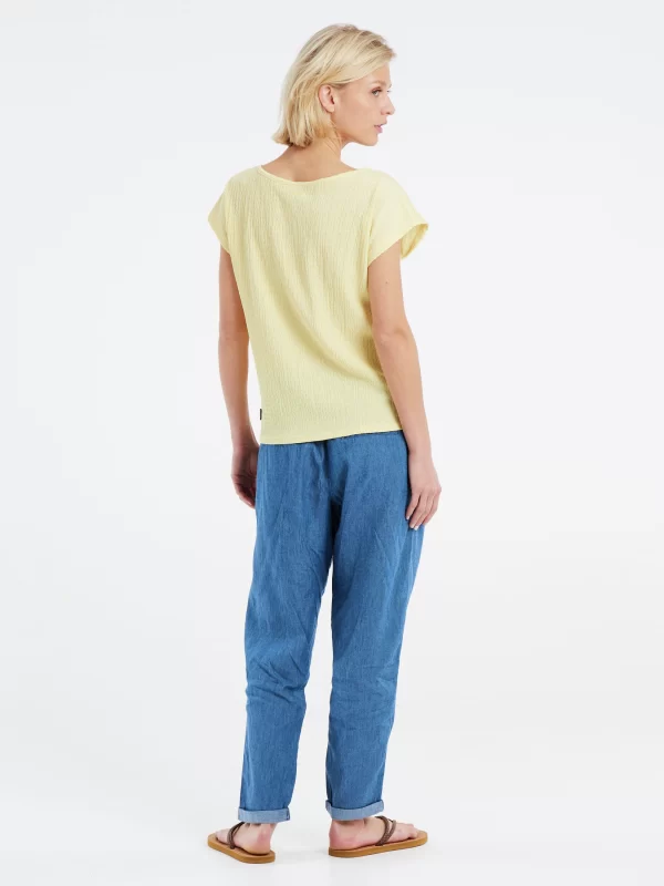 Protest T-shirt “ PRTBOREAL In MacaroonYellow 8