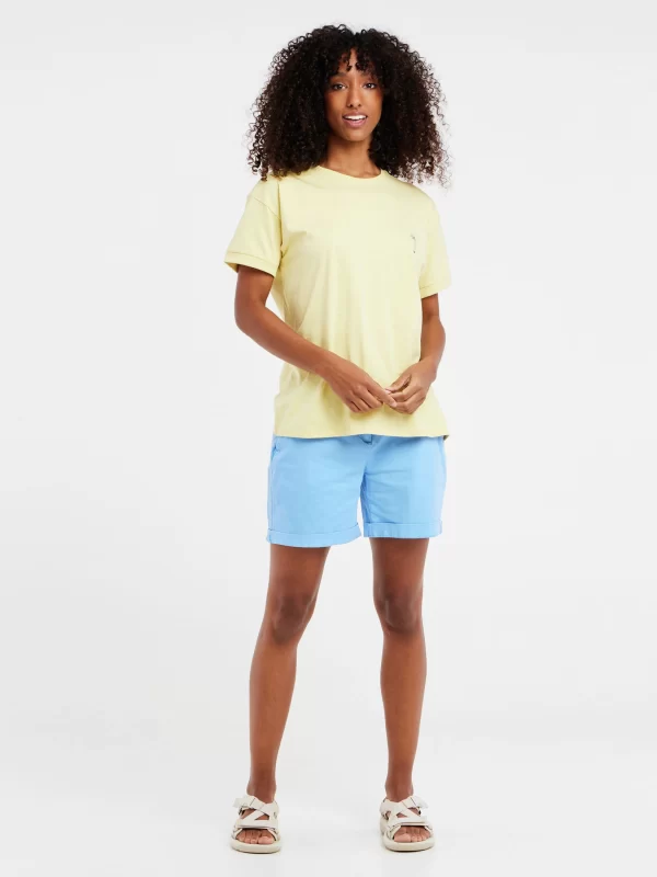 Protest T-shirt “ PRTELSAO In MacaroonYellow 4