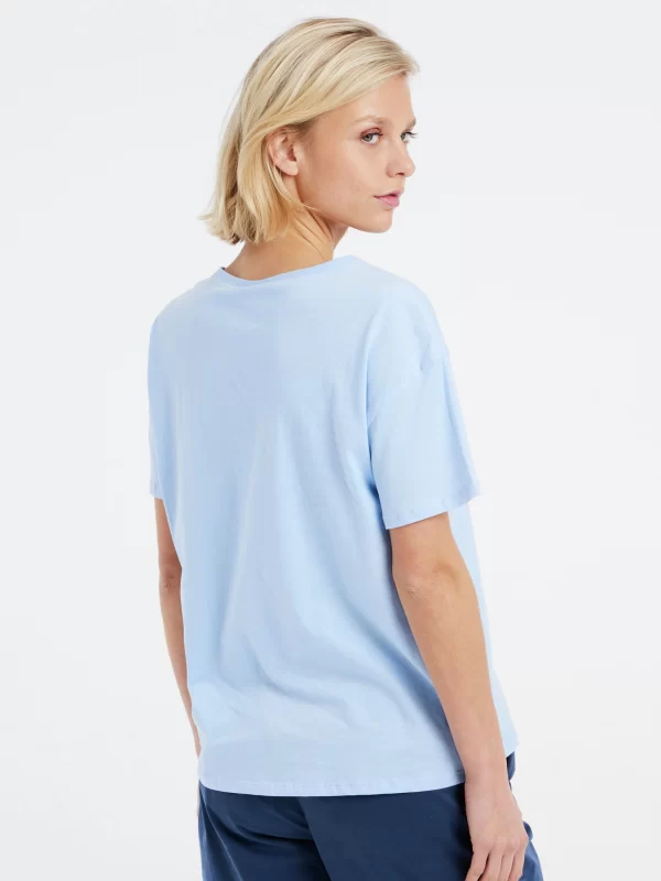 Protest T-shirt “ PRTESSE In Chambray Blue 5