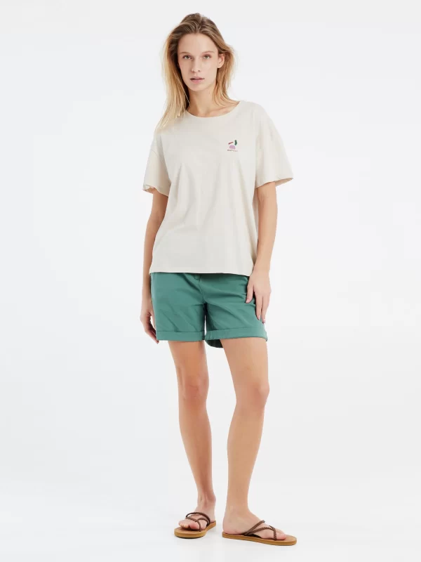 Protest T-shirt “ PRTKOI In Kitoffwhite 4