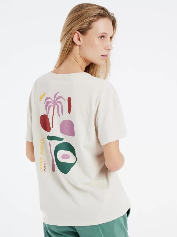 Protest T-shirt “ PRTKOI In Kitoffwhite 5