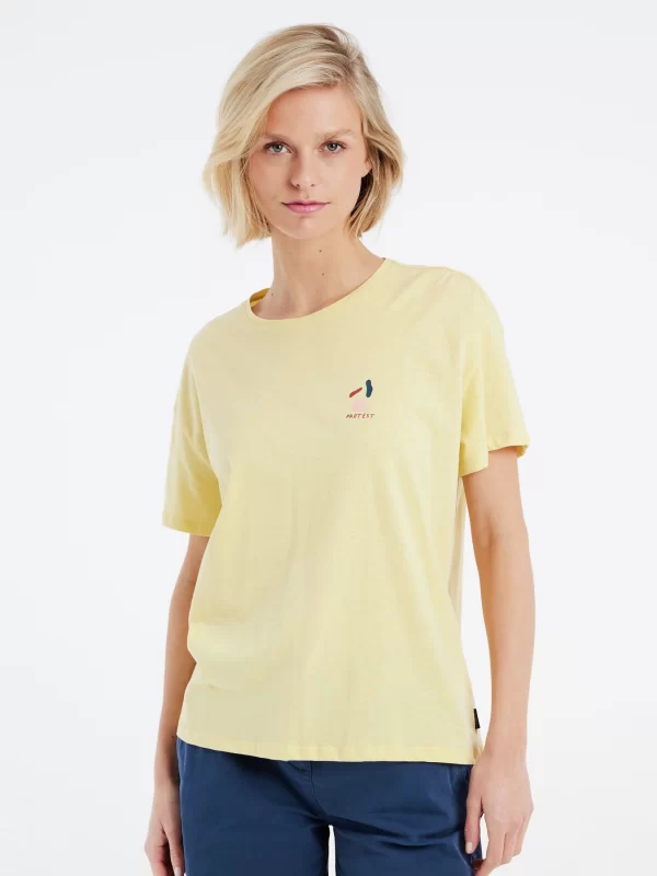 Protest T-shirt “ PRTKOI In MacaroonYellow 3