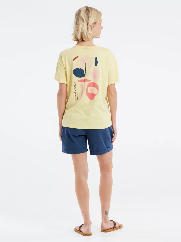 Protest T-shirt “ PRTKOI In MacaroonYellow 8